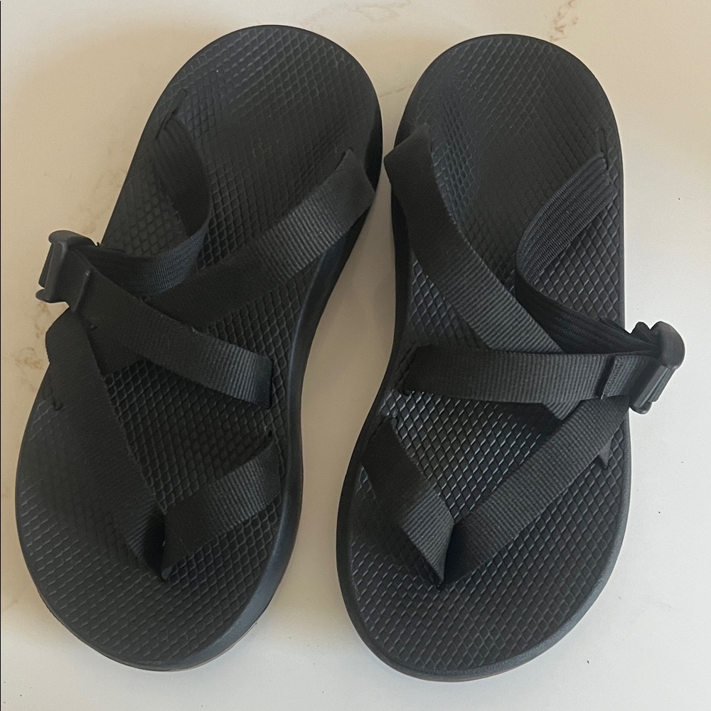 New! Chaco Z/Cloud Adjustable Strap Mens Black Sandals
